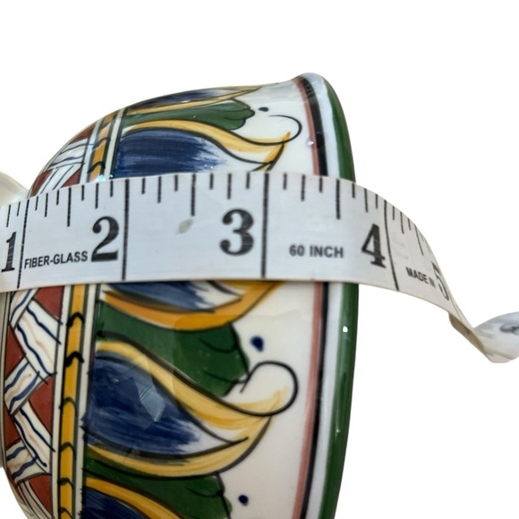 Tabletops Unlimited Hand Painted Deruta Soup Cereal Bowl Set of 4 NWOT - Picture 8 of 8